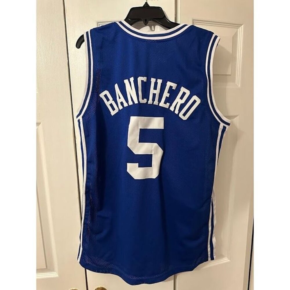 COPY - Paulo Banchero Duke Blue Devils Size XL Custom Framing Jersey